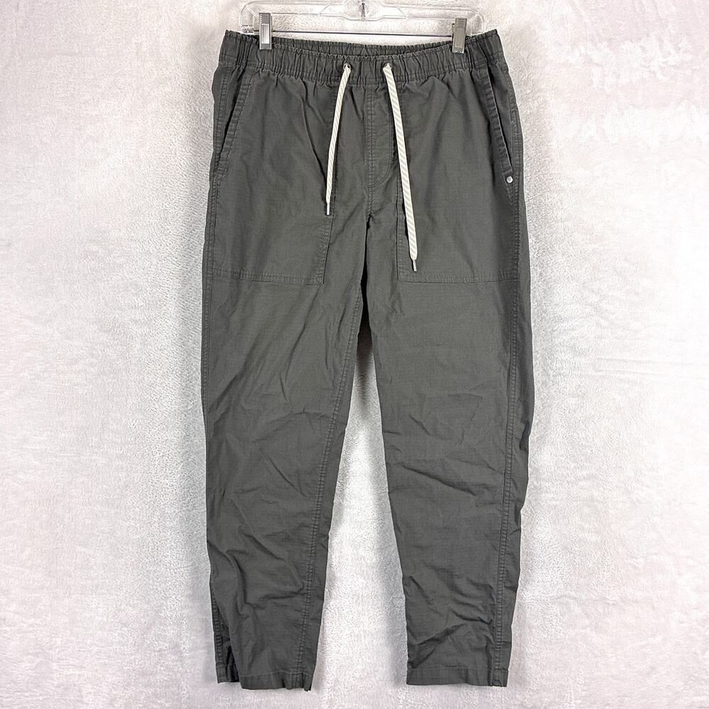 Vuori Pants Men M Gray Ripstop Climbing Preppy Outdoors Hiking Trekking Workout